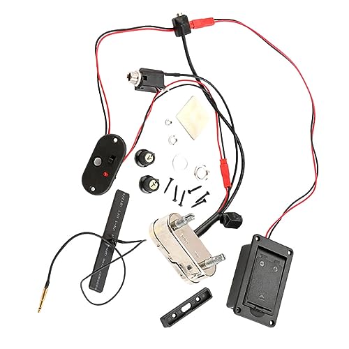 Toddmomy 1 Set Cello Sound Pickup Preamp System Cello Replacement Accessory for Amplifying Musical Instruments Independent Volume and Tone Control Sound Quality