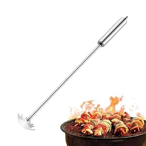 Generic Grillschaber NL35 Grillreiniger mit langem Griff
