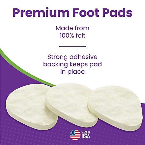 Image of Metatarsal Felt Foot Pad 3 /16 inch Thick - Made in USA - 6 Pairs (12 Pieces)