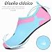 Imagen de SAGUARO Niño Escarpines Niña Bebe Zapatos de Agua Neopreno Surf Antideslizantes Barefoot Zapatillas Verano Niños Running Deportes Acuáticos RosaAzul Gr
