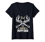 Photo Gallery donna best buckin pappy ever deer hunters hunting gift father maglietta con collo a v Photo Gallery donna best buckin pappy ever deer hunters hunting gift father maglietta con collo a v