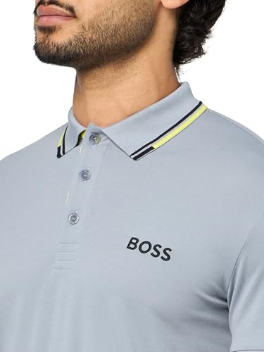 BOSS Mens Paddy Pro Stretch Pique Polo Shirt3