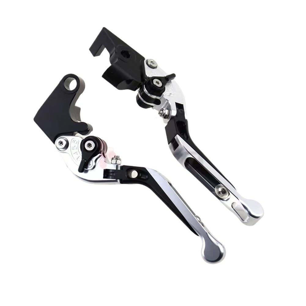Xgdsetsrg Silver Pentagon For Ka&Wasaki Z900rs Z900 Rs 2022 Motorcycle Accessories Folding Extendable Adjustable Clutch Brake Levers