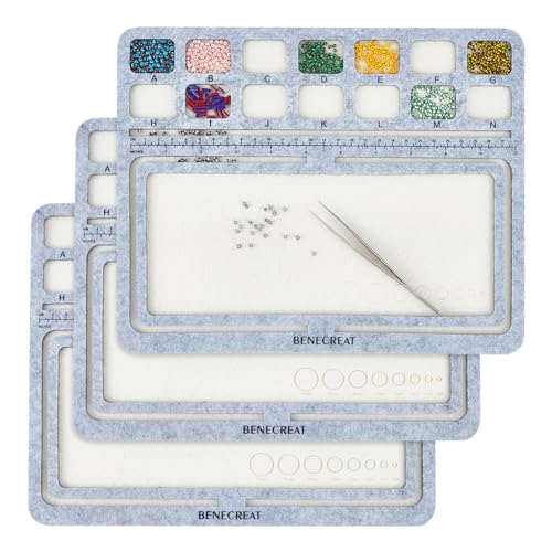 Fournitures de perlage BENECREAT planche en feutre pour perles et fabrication de bijoux