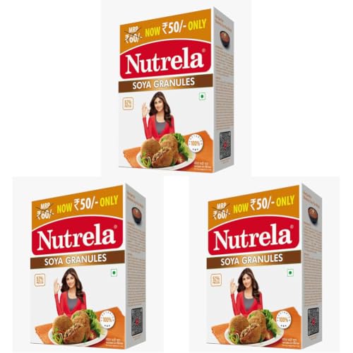 Image of NUTRELA Soya Granules 200 G - Soya, Box (Pack of 3)