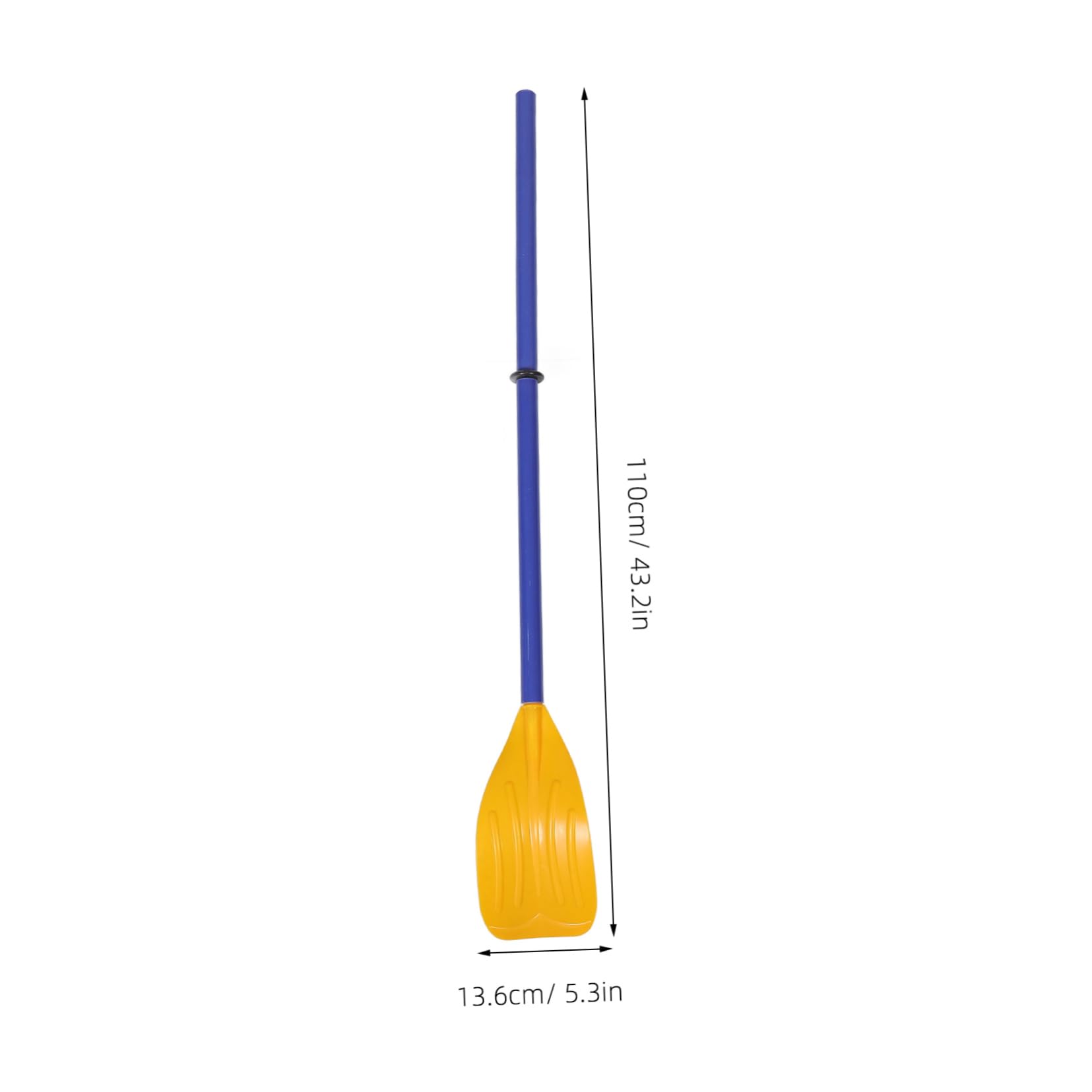 INOOMP 2pcs Inflatable Kayak Paddle Professional Rubber Canoe Paddles for Boating Floating and Surfing Lightweight and Easy to Control for All Water Sports