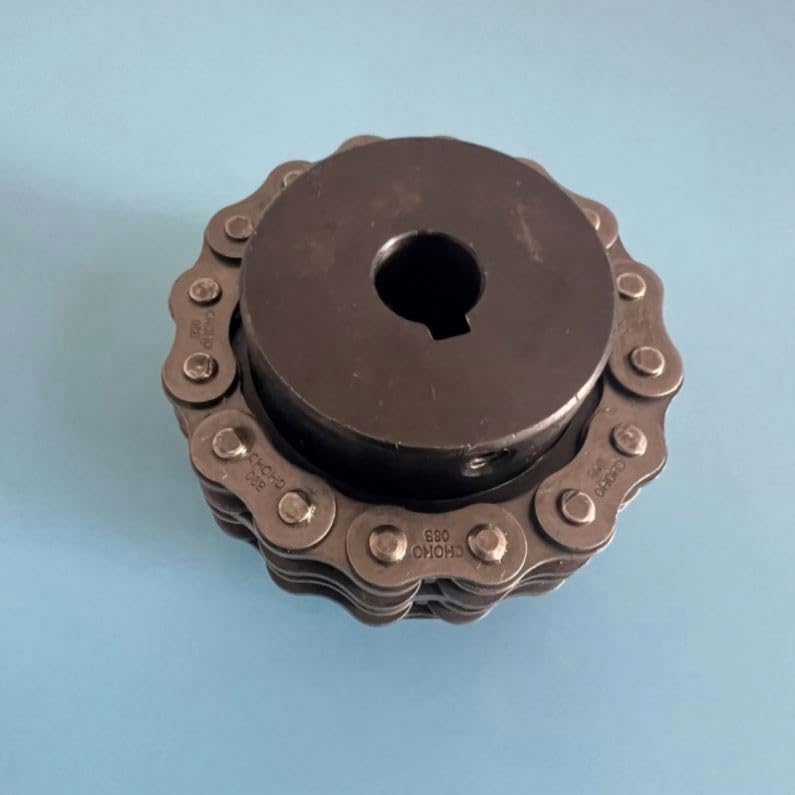 Ogranicznik momentu obrotowego TC350 z łańcuchem, regulowane sprzęgło zabezpieczające przed przeciążeniem 20–80 Nm, łącznik wału z łańcuchem rolkowym do przekładni przemysłowych