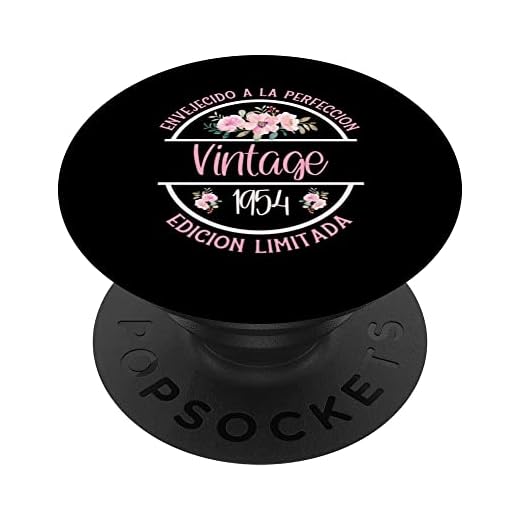 68 Cumpleaños Nacido En 1954 Vintage 68 Años PopSockets PopGrip Intercambiable