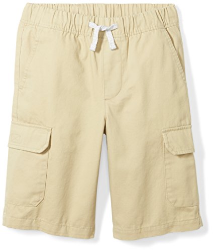 Amazon Brand - Spotted Zebra Boys' Cargo Shorts, Light Khaki, 4T