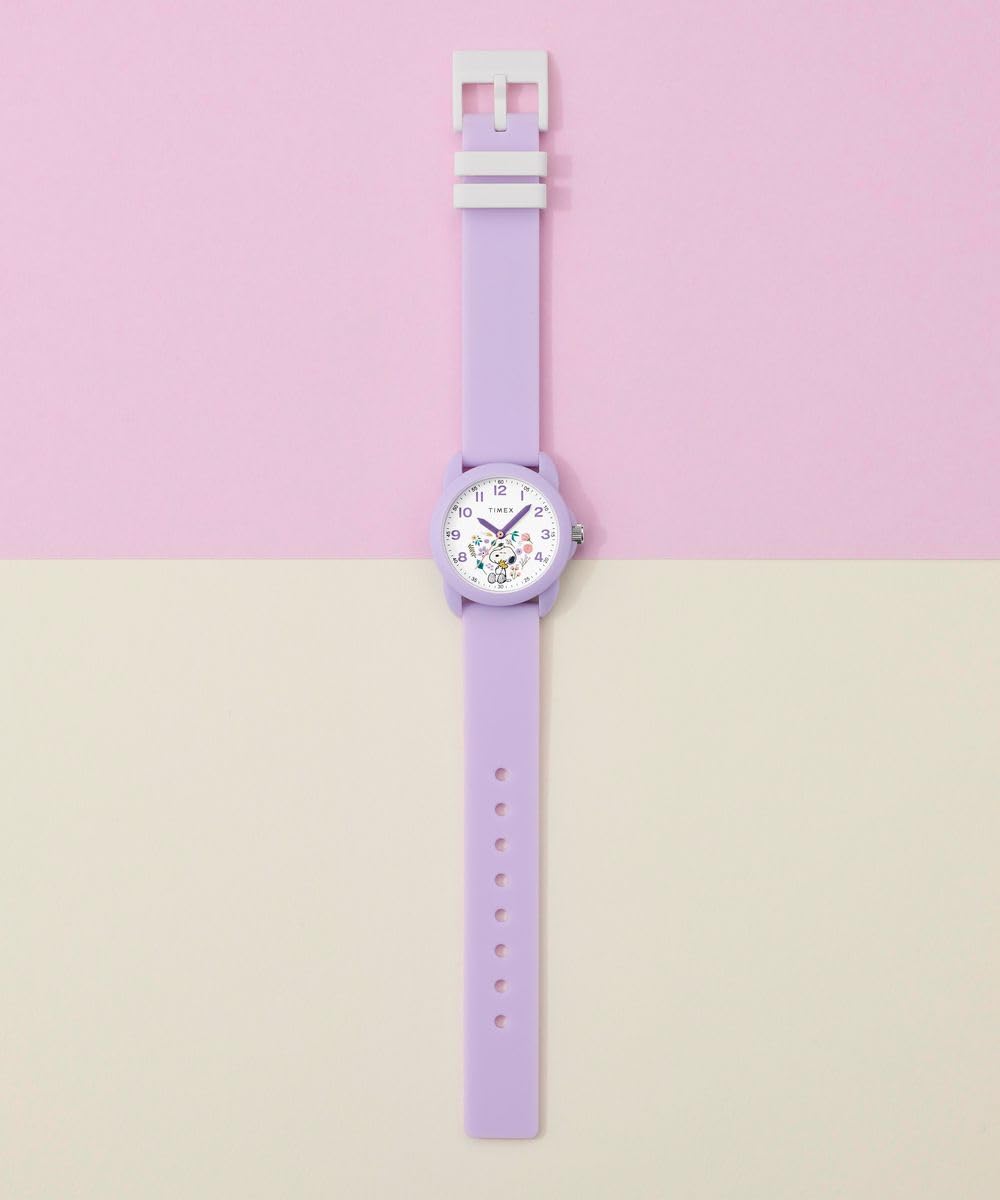 Timex Dziecięcy analogowy zegarek kwarcowy na rękę Peanuts Time Teacher