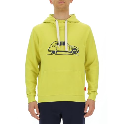 Sweatshirt Homme Citroën Hooded C23w avec motif 2cv Shape Large Print et Pouch Pocket
