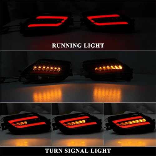 Evite colisiones traseras con luces de parachoques para Toyota Vios 2008-2013 3