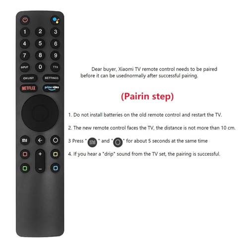 Télécommande vocale Bluetooth XMRM-010 de remplacement pour TV Android 4A - 3