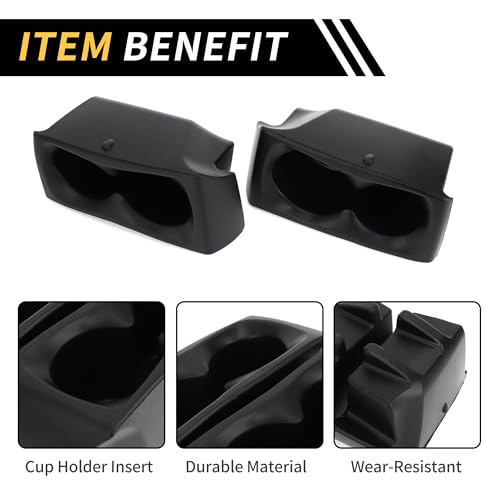 Inserto Portavasos para Ram 1500 2019-2021 Negro miniatura 4