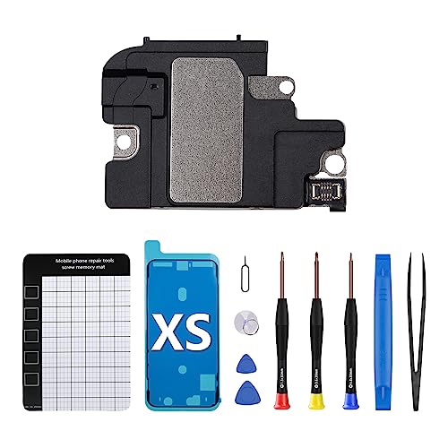 CYKJGS for iPhone Xs Loud Speaker Ringer Buzzer Cable Assembly Replacement OEM Complete Loudspeaker Buzzer Ringer Sound Part Assembly Audio Performance Repair Tools Kits A1920 A2097 A2098 A2099 A2100