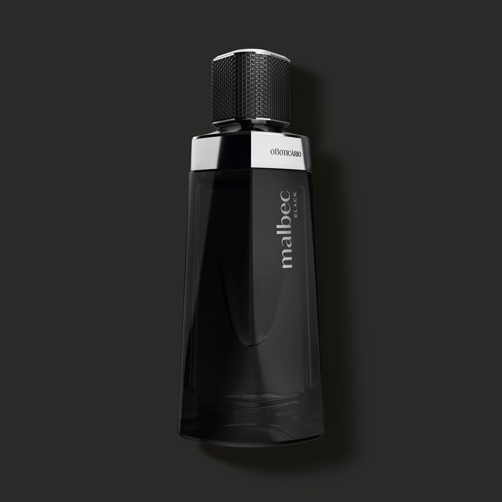 O Boticário Malbec Black 100ml | Colonia Perfume Para Hombre Fragancia Amaderada, Oriental, Vainilla, Whisky, Cuero y Tabaco | Regalo Para Hombre | Eau de Toilette