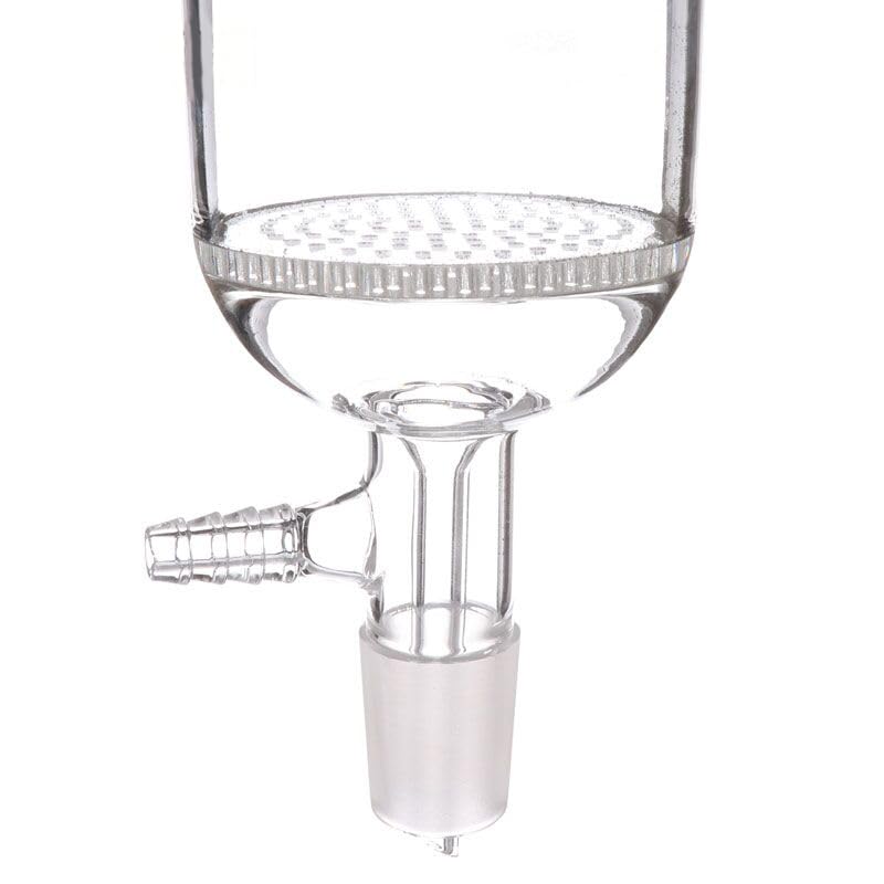 Glas Buchner Trichter Labor Glas Saugfilter Trichter mit Glasloch Filterplatte Kaliber 24mm 30 60 100 250 500 1000ml 1/PK(60ml)