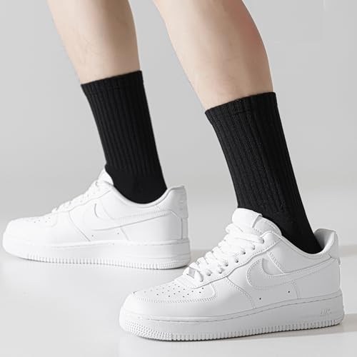 Image of MAGIARTE Womens Athletic Cotton Crew Socks Moisture Wicking Breathable Sports Casual Socks for Women 3 /5-PACK