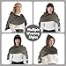 Women Men Fashion Shawl Scarf Cape | Multifunctional Hooded Cowl | Medieval Linen Cotton Cowl Hood |Vintage Goth Costume