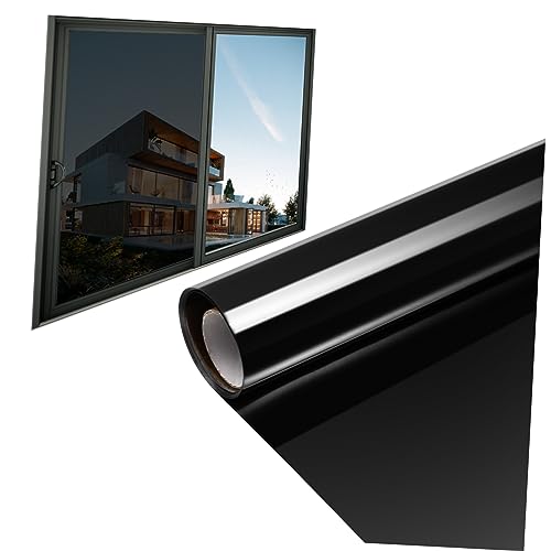 Vinilo película privacidad ventana doble cara 200x50cm miniatura 1