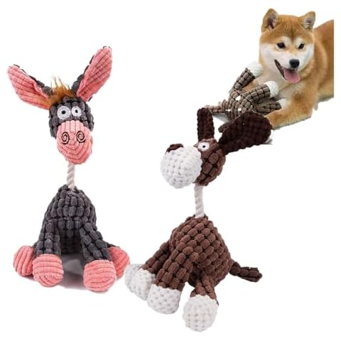 Viclemar Vianys Bite Buddy, Vianys Bitebuddy, Resistant Squeaky Dog Toys for Heavy Chewers,2024 New Indestructible Dog Toys,Unbreakable Stuffed Plush Dog Toys for Chewers (Coffee+Grey) Cover