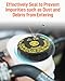 Brake Fluid Tank Reservoir Cap Fits for Nissan Rogue 2015-2023 Rogue Sport 2017 2018 2019 2020 2021 Brake Master Cylinder Oil Reservoir Tank Cap Replace 460204BA0A Black