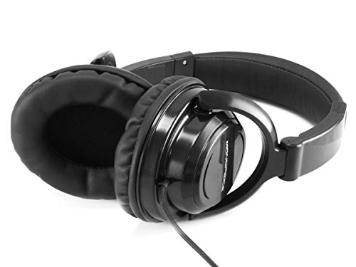 Monoprice Fones de ouvido circum-auriculares de isolamento leve Hi-Fi ideais para aplicações portáte