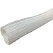 Electriduct 1/8" Hook Self Closing Sleeve Braid Wrap Around Sleeving Cord Cover Cable Protector Wire Organizer - 25 Feet - White