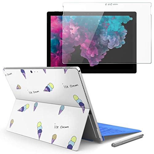 igsticker Surface pro6 pro2017 pro4 ��p�X�L���V�[�� �K���X�t�B���� �Z�b�g �t���ی� �t�B���� �X�e�b�J�[ �A�N�Z�T���[ �ی� 016285 �A�C�X �͗l