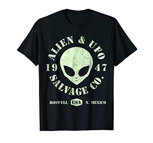 Alien Shirt, Alien & UFO Salvage Co. Funny Alien T