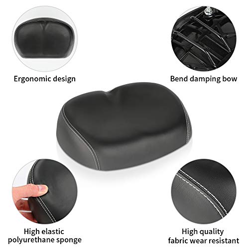 CestMall Sella per bici imbottita, PU senza naso