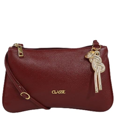 Bolsa Feminina Tiracolo Pequena Classe Couro