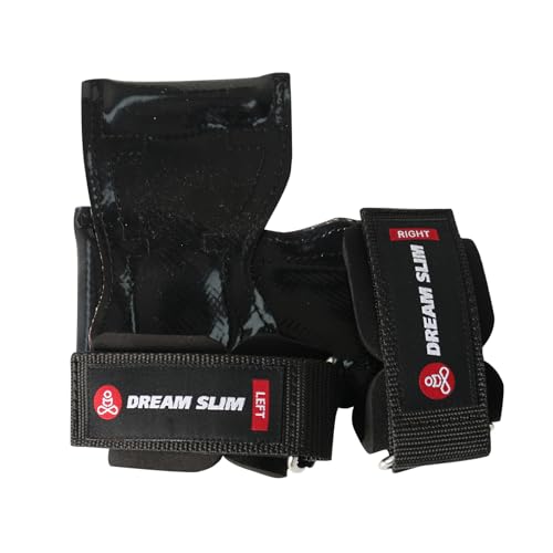 Weight Lifting Wrist Straps for Weightlifting, Lifting Deadlift & Powerlifting Grips Gloves, Adjustable Neoprene Padded Gym Workout Pull Up Lifting & Shrugs Wrist Hooks (Pair) (Black-S)