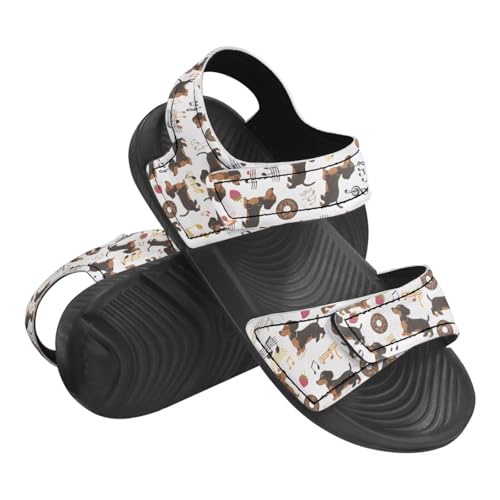 Sandals for Kids Girls Summer Shoes Slide Sandals with Non Slip Sole Lightweight Kids Flat Slides Beach Shoes3