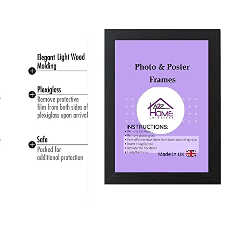 A2Z Home Solutions® Large Wall Picture Frames 60 x 30cm Frame Landscape & Portrait Panoramic Frame For Wall Posters Photos Canvas Paintings Art Gallery (Black) A2Z Home Solutions® Large Wall Picture Frames 60 x 30cm Frame Landscape & Portrait Panoramic Frame For Wall Posters Photos Canvas Paintings Art Gallery (Black)