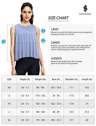 Women's Tank Tops Loose Fit Crop Tops Sleeveless Shirts High Neck Cropped Yoga Running Athletic Workout Tank Top For Women(White, M) #TOP6