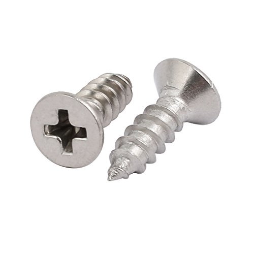 Tornillos autorroscantes M5x16 mm Phillips cabeza plana 45pcs miniatura 2
