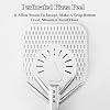 12 Inch + 7 Inch Perforated Pizza Peel Set, Pizza Turning Peel with Metal Handle, Pizza Spatula Paddle for Homemade Pizza Oven Accessories
