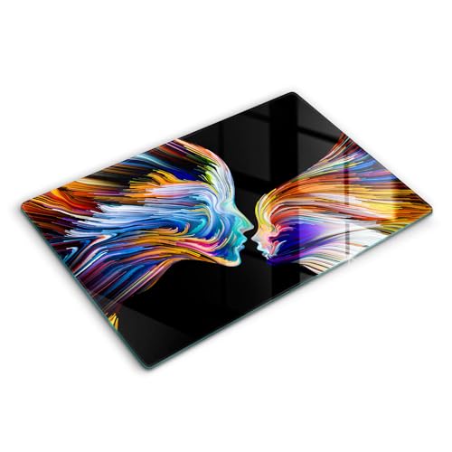 Planche à découper Wallfluent Cuisson Résistance multifonctionnelle grand format 80x52cm