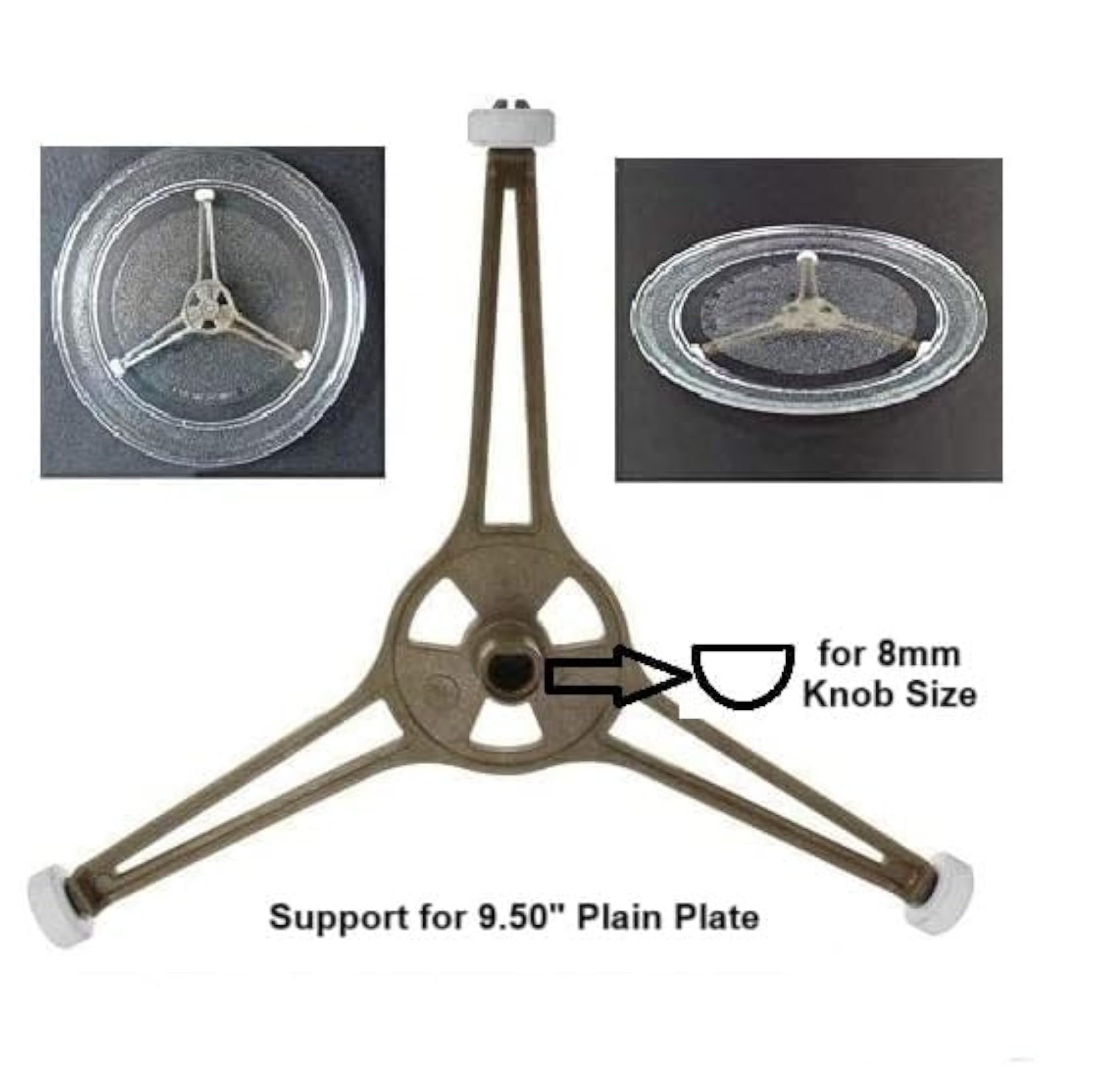 Glass Plate 9.50" Plain for Model Power Convection 20