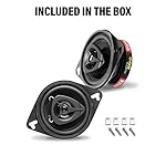 BOSS Audio Systems CH3220B Chaos Series 3.5 Inch Car Door Speakers - 140 Watts Max (per Pair), Coaxial, 2 Way, Full Range, 4 Ohms, Sold in Pairs, Bocinas para Carro - Image 4