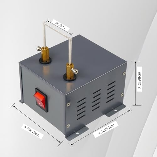 Electric Rope Cutter Heat Sealer 35W- Hot Knife Thermal Blade for Cutting Braids, Fabrics, Webbing, Belting, and Ribbons - Bench Mount Cutting Tool Kit.