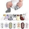   ZIRI-ZANE-Baby-Sock-Gift-Set-7-Unique-Pairs-Cute-Funny-Unisex-Newborn-Gifts-for-Baby-Showers-Registries