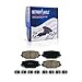 Detroit Axle - Rear Brake Kit for Dodge Grand Caravan Journey Chrysler Town & Country Replacement Brakes Rotors and Ceramic Brake Pads : 12.91