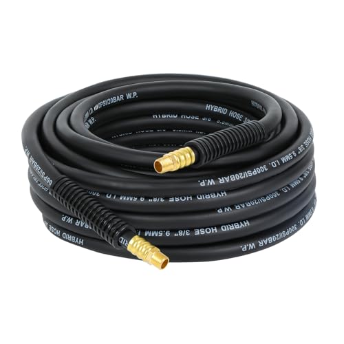 Txecpro Mangueira de ar de borracha preta, 1,5 m x 3/20.3 cm, 300 psi