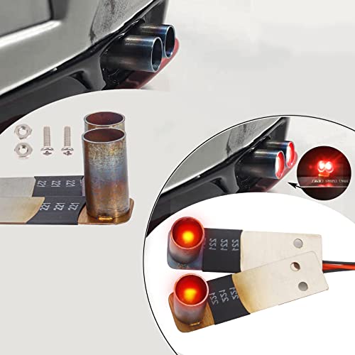 GORCWAN 1:10 RC Car Simulation Exhaust Pipe Metal Tail Throat for 1/10 Scale Drift Car Redcat HPI Tamiya HSP94123 Decoration Accessories