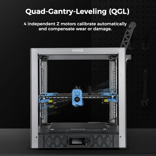 Sovol SV08 Core-XY 3D Printer with Camera, 700 mm/s High Speed Printing, Open Source, 4 Independent Z Motors, Remote Control, Print Size 350 x 350 x 345 mm