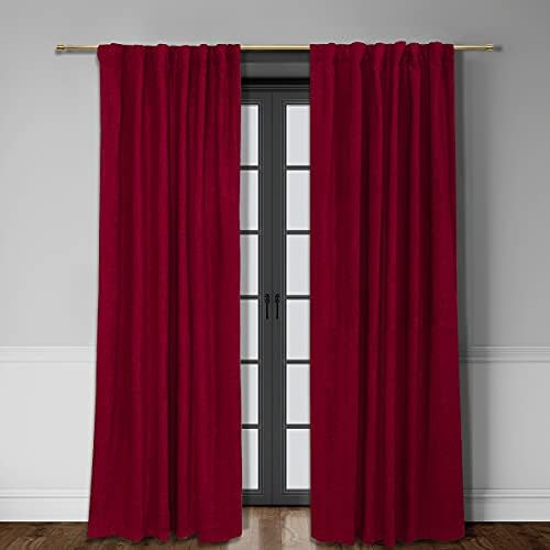 Dark Red Velvet Curtain
