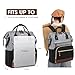 Laptop Backpack for Womem Work Bags: 18 Inch Travel BackPacks With USB Charging Port Anti Theft Durable Back Pack Fashion College BookBag Purse Bussiness Daypack for Nurse Teacher Black Grey Brown