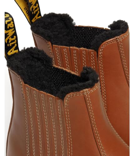 Image of Dr. Martens, 2976 Leather Chelsea Boot for Men and Women, Cherry Red Smooth, 14 US Women /13 US Men